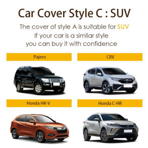 (COD)Half Car Cover - UV & Dust Proof for Sedan/SUV Water-Resistant Lightweight Universal Fit