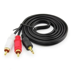 3.5 mét Nam để 2RCA nam âm thanh nổi cáp Y cáp cho Bộ chuyển đổi cho MP3 máy tính bảng hệ thống âm thanh nổi HiFi loa