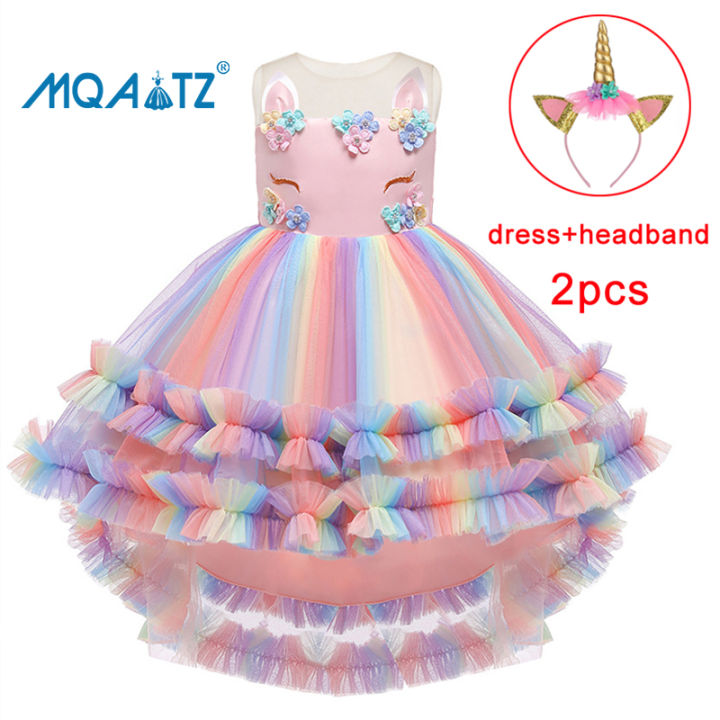 Váy đầm kỳ lân Unicorn đẹp cho bé gái - Mua sắm online an toàn!!! Ann cam  kết Mom nhận sp y hình, đúng chất vải đã tư vấn. Như mẫu váy