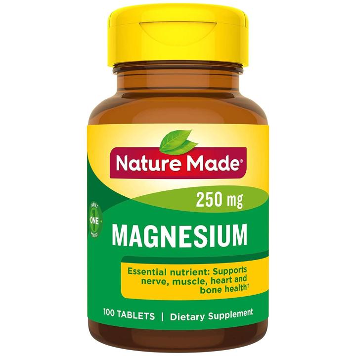 Nature Made Magnesium 250 mg - 100 Tablets | Lazada PH