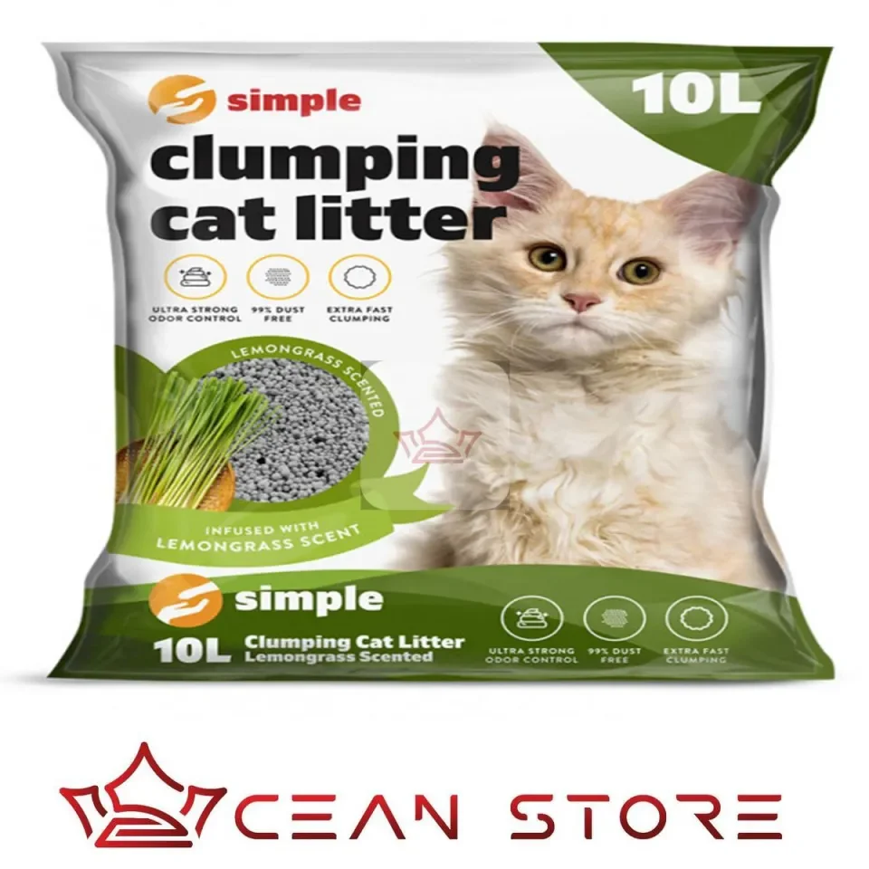 Grass based outlet cat litter