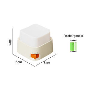 Mechanical Keyboard Button Night Light USB Rechargeable Dimmable Bedside Lamp Small Portable Nursery Sleep Light Room Atmosphere Decor Perfect Birthday Gift For Friends Kids