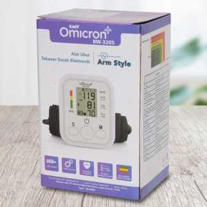 Tensi darah digital Tensimeter pengukur cek Tekanan Darah otomatis lengan tangan omicron