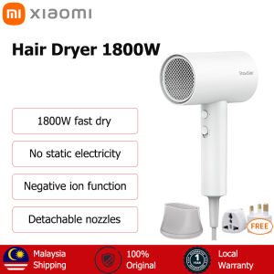 ShowSee 1800W Hair Dryer 3 in 1 Diffuser Fast Drying Hairdryer A1-W Portable Hair Blower Dryer Salon 吹风筒负离子