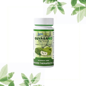 Bellevine Guyabano Capsule – 100 capsules 500mg | Natural Supplement | Immune & Wellness Support