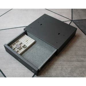 [In Stock] Fingerprint Drawer Safe Household Wardrobe Hidden Safe Password Lock Invisible Safebox Free Shipping Fingerprint Drawer Safe Household Wardrobe Hidden Safe Password Lock