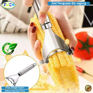 Alat Pengupas Jagung Stainless Steel Praktis Corn Peeler Stripper Premium