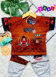 Setelan BAJU BORDIR BRANDED - KEREN Atasan BORDIR dan Celana RESLETING Motif KARAKTER 3-15 bln.