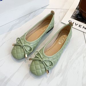Free Shipping WomenS Autumn New Style Loafers Korean-Style Flat Shallow-Toe Casual Shoes