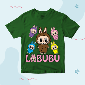 Baju Kaos Atasan Karakter Labubu Anak Perempuan Dan Laki Laki 1 - 10 Tahun - Hypelane Kids - DTF