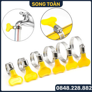 Cổ Dê Cánh Bướm Inox 201 Đai Siết Ống Cánh Bướm Giá Rẻ 201