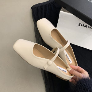 🔥จัดส่งจากกรุงเทพ!🔥DONOTTAGES💕มีไซส์ใหญ่ EU: 35-EU: 42! รองเท้าแตะครึ่งหัวสไตล์เกาหลีของผู้หญิง รองเท้าล่อนิ้วเท้า รองเท้า Mary Jane แบบเปิดส้น พื้นรองเท้านุ่มและพื้นผิวนุ่ม ระบายอากาศได้ดีและไม่อับชื้น สวมใส่ได้ยาวนาน ทันสมัยและหลากหลาย