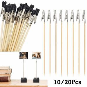 NOBLELUX 10/20PCS Updated Design Model Painting Stand Metal Rubber Modeling Tools Alligator Clip Stick Coloring Tools Detachable Alligator Clamp Model Parts Coloring