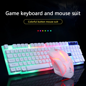 (HD1)GTX300numeric keypad And Mouse Keyboard Set Wired USB Backlit Gaming Illuminated Mechanical Feel tv remote