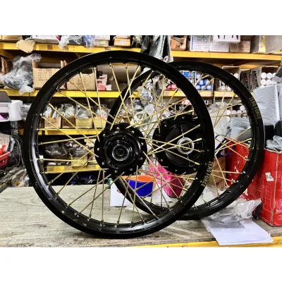 ALLOY RIM 160/18 YAMAHA RXZ COMPLATED HUB SET