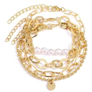 3 Pack Bead Bracelet Handmade Accessory Fashion Wrist Adjustable Charm Bracelet Offering Comfort for Women