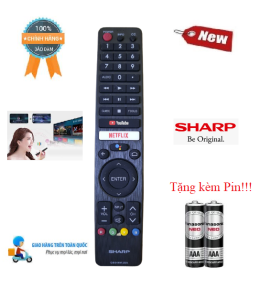 Remote Điều khiển tivi Sharp giọng nói GB346WJSA - Hàng mới chính hãng 100% Tặng kèm Pin