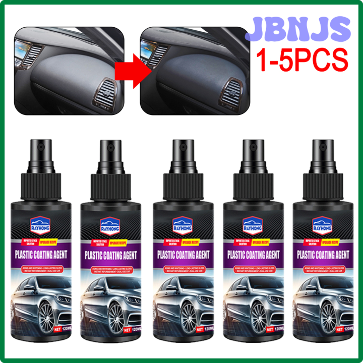 JBNJS 120ml Car Plastic Coating Overhaul Medium Leather Seat Dashboard ...