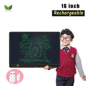 16 Inches LCD Writing Tablet Rechargeable Drawing & Sketching Pad Writing Tablet Doodle Pad for Toddler Kids Christmas Day Gift Toys for 3 - 12 Year Old Kids Boys Girls