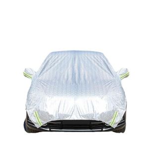 KOJIMA ฝากระโปรงรถ ผ้าคลุมรถครึ่งคัน กันฝน ป้องกันแสงแดด สากล แบบพกพา ผ้าคลุมรถสำหรับรถยนต์ขนาดต่างๆ