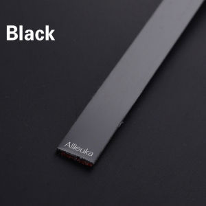 Allieuka 3M Mirror Stainless Steel Decorative Flat Strip Self-Adhesive Sticker Strip Ceiling Edge Strip