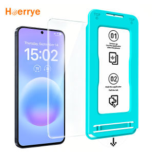Hoerrye HD No black border Tempered Glass For Samsung Galaxy A57/A56/A55 Full Cover Screen ProtectorAnti-Explosion