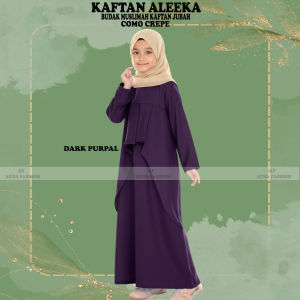 KAFTAN BUDAK VIRAL JUBAH DRESS COMO CRAPE Wanita