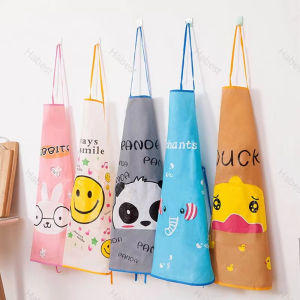 Cute Kitchen Apron Waterproof Wipe Apron Adult Lady Apron Female Animal Apron PVC Apron
