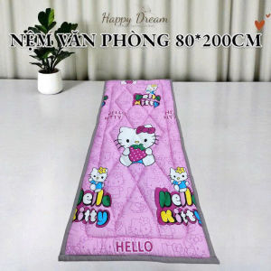 Nệm văn phòng 80*200cm - Nệm trải sàn hỗ trợ lưng thoáng khí dễ gấp gọn và vệ sinh