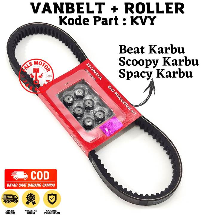Vanbelt Beat Karbu / V-Belt Beat KVY / V-Belt Beat Karbu / Vanbelt Scoopy Karbu / V-Belt Beat / Penbel Scoopy Karbu / Panbelt Beat Karbu / V-Belt Beat Karbu / V-Belt Scoopy Karbu / Vanbelt Scoopy Karbu / V-Belt Spacy Karbu ( 23100-KVY-BA1 )