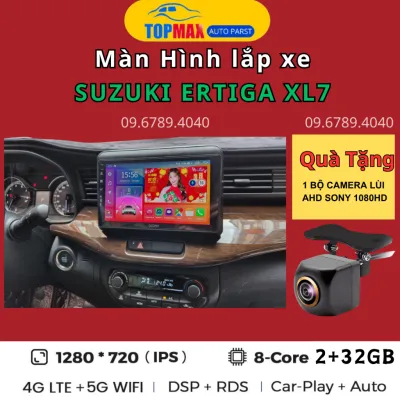 Màn hình Android Oledpro xe SUZUKI ERTIGA XL7 kích thước 9 inch tặng mặt dưỡng theo xe và giắc nguồn cắm zin