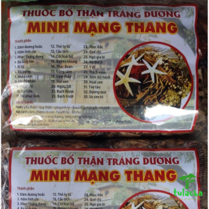Minh Mạng Thang 35 vị ngâm rượu giúp bổ thận tráng dương tăng cường sinh lý nam đặc biệt có 2 tắc kè - Dược Liệu Cao Cấp.