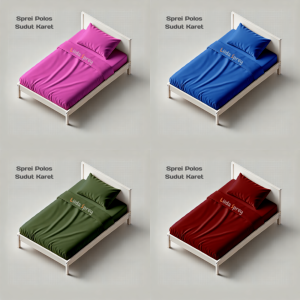 Sprei 100x200x25 100x200x30 Seprai Sudut Karet Polos Aesthetic