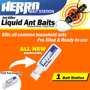 HERRO Liquid Ant Baits Station Anti Ant Killer Bait Ubat Semut Berkesan 蚂蚁诱饵 Racun Semut Berkesa Result Same as Terro