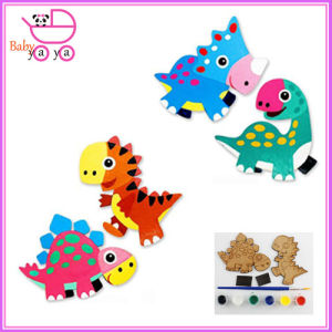 2 in 1 Dinosaur Magnet Kit Coloring Painting 儿童工艺恐龙磁铁 亲子活动 Fridge Magnet Kraf dan Mainan Aktiviti keluarga