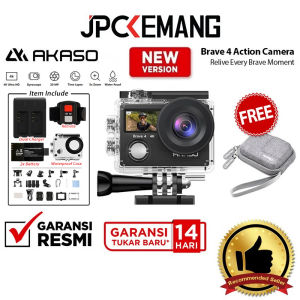 Akaso Brave 4 New Version 4K Action Cam Brave4 Action Camera JPC KEMANG GARANSI RESMI