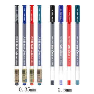 12pcs/lot Aihao Gel Pen Full Needle Tube Large Capacity Disposable Gel Pen Student Office Supplies Stationery 0.5/0.35mm2026
