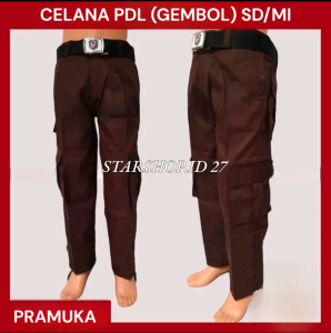 CELANA PANJANG SD/MI PDL ( GEMBOL ) BAHAN DRILL BEST QUALITY // SERAGAM SEKOLAH ANAK SD KELAS 1-6 TERLARIS
