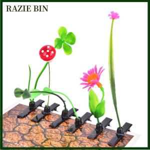 RAZIE BIN คลิปผมหญ้าน่ารักดอกไม้เห็ดถั่ว haired ผู้หญิงเด็กพืชกิ๊บ