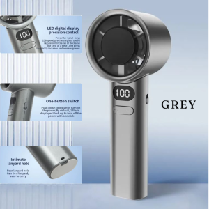 M11 Handheld Mini Fan Adjustable Fan Speeds USB Type-C Charging Portable Cooling with Power Display