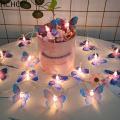 HCHC 3m Butterfly String Lights Battery Powered Bright Fairy Lights Creative Plastic LED Light String Party. 