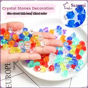 Suomi Crystal Acrylic Stones 1.4*1.1cm Vase Plant Fish Tank Vase Ornaments Wedding Party Decoration