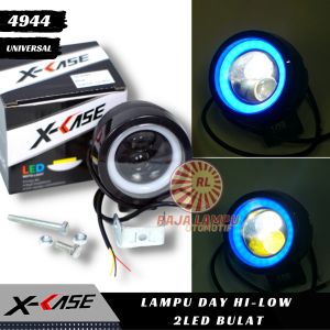LAMPU TEMBAK BULAT KABUT DAY HI LOW 2 LED BULAT PUTIH KUNING SENJA RING LAMPU SOROT