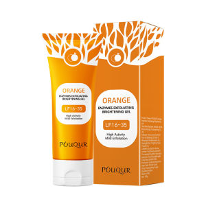Orange Gel Gentle Facial Cleansing Exfoliating Gel Eco Enzyme Scrub Gentle Scrub