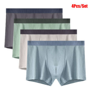 Senexin 4 chiếc quần lót boxer nam quần lót cotton quần lót nam thoáng khí quần đùi