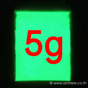Premium Glow Powder GREEN (Glow in the Dark Powder) ผงเรืองแสงสีเขียว สว่างกว่าแบบเก่า 10x เท่า