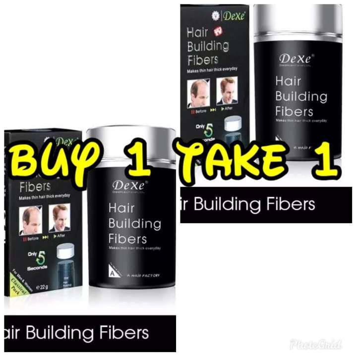 ( BUY 1 TAKE 1 )DEXE Hair Building Fibers (Black Lazada PH