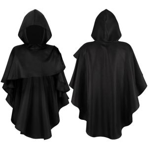 Halloween Hooded Cross Robe   Multicolor cosplay Stage performance costumes in stock