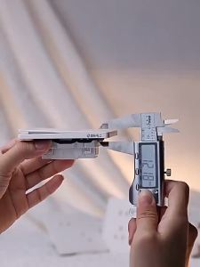 FUMANJIA奶油风开关插座墙壁86型五孔扦板超薄哑光面板