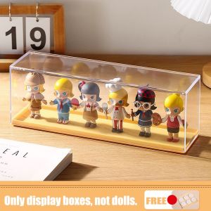 Kotak Display Acrylic Display Box Figure Popmart CRYSTAL ACTION FIGURE AKRILIK BOX Box Storage Akrilik Kotak Display Anti Debu Untuk